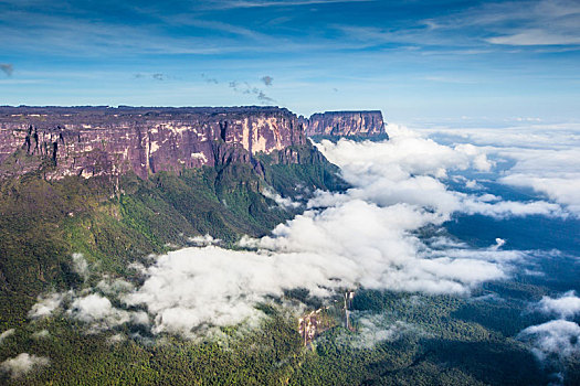 风景,雾,委内瑞拉,拉丁美洲