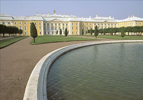 俄罗斯,圣彼得堡,彼得宫,宫殿
