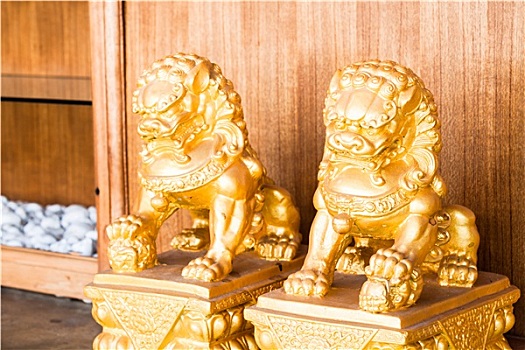 中式,小雕像,金色,情侶