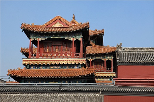 喇嘛,寺庙,北京,中国