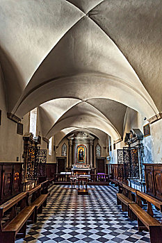 小教堂,大教堂,圣母升天教堂,沃尔泰拉,托斯卡纳,意大利