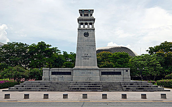 墓葬碑,战争纪念碑,公园,新加坡,东南亚