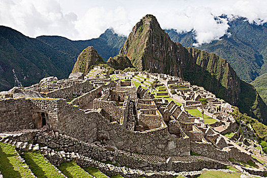 复杂,风景,小屋,马丘比丘,世界遗产,秘鲁,南美
