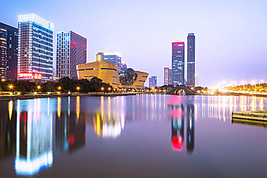 夜景,现代,城市