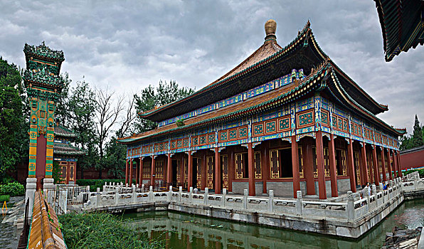 北京北海公园小西天景区