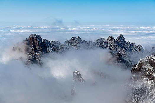 安徽黄山自然风光