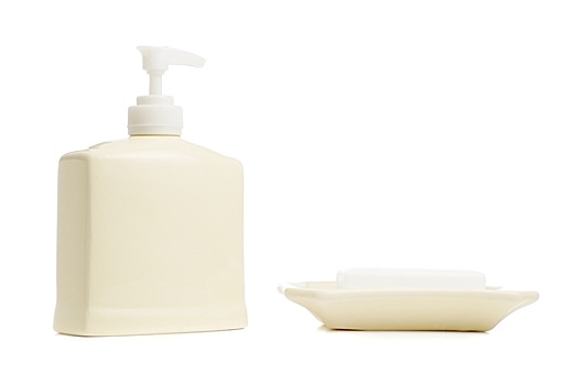 肥皂,隔绝,白色背景