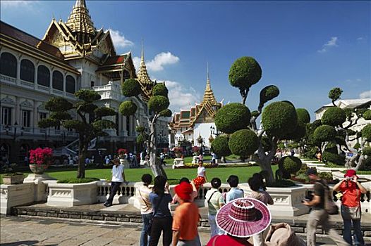 寺院,大皇宫,曼谷,泰国,东南亚