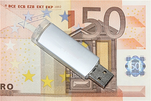 50欧元,u盘