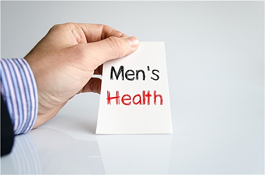 男性健康,文字,概念
