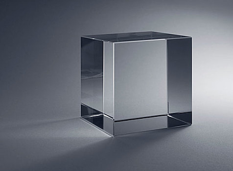 坚实,玻璃,立方体
