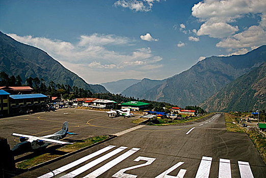 尼泊尔,珠穆朗玛峰,机场