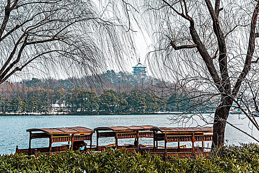 杭州西湖冬天