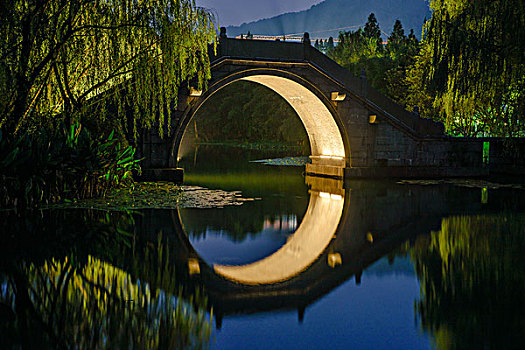 杭州浴鹄湾夜景