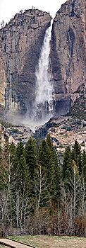 美国,加利福尼亚,优胜美地瀑布,优胜美地国家公园,大幅,尺寸