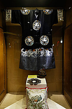 成都蜀锦博物馆,传统汉族服装服饰