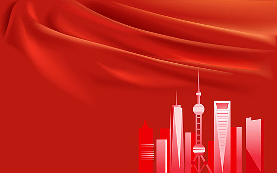 春节节日年会签名墙装饰庆典底纹红色背景