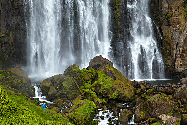 瀑布,地区,北岛,新西兰