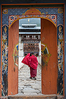 不丹,和尚,寺院