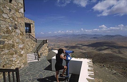 眺台,富埃特文图拉岛,加纳利群岛,西班牙