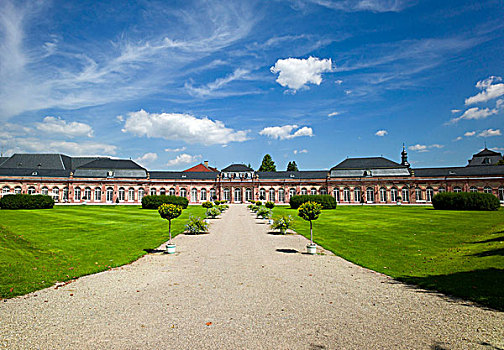 宫殿,花园,城堡,施威琴根,18世纪,巴登符腾堡,德国,欧洲