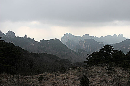 黄山,奇石,云海,壮观,名胜,风景,0291