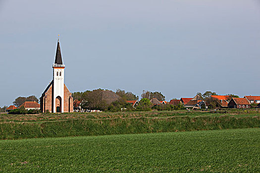 教堂,特塞尔,荷兰,欧洲