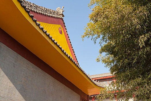 寺庙建筑围墙