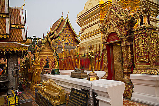 泰国,清迈省,寺院,素贴