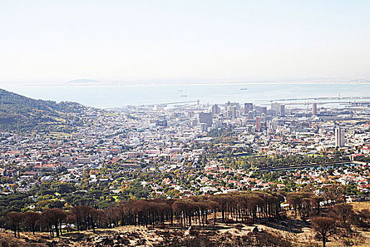 风景,城市,开普敦,南非