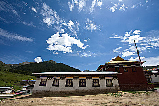 郎木寺,建筑,佛教,喇嘛寺,宗教,藏族,传统,文化,信仰,民族,寺庙