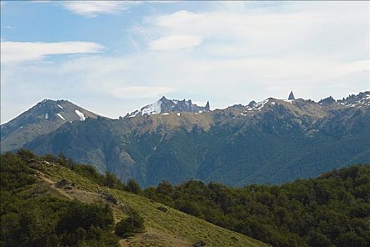 全景,山峦,圣卡洛斯-德巴里洛切,阿根廷