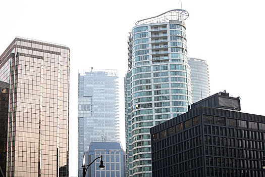 加拿大,不列颠哥伦比亚省,温哥华,摩天大楼