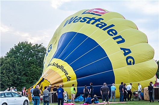 热气球,节日,德国