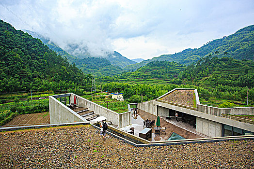 墙,山,户外,阶梯