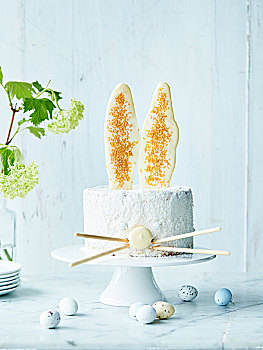 复活节,兔子,蛋糕