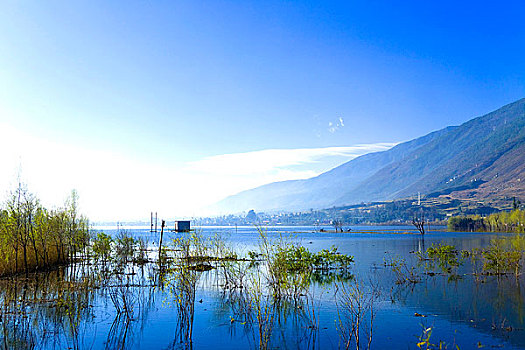 湖,风景,大理,云南