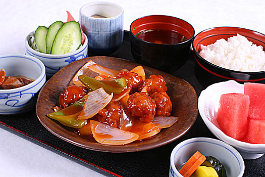 日式咕咾肉套餐