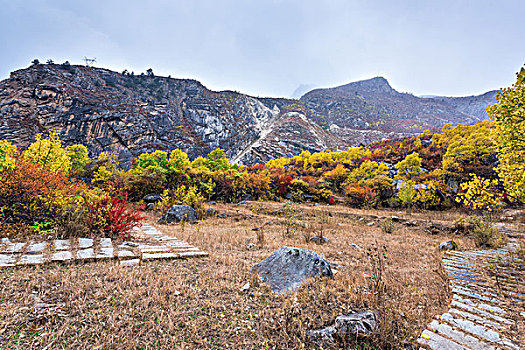 雅鲁藏布江峡谷秋色