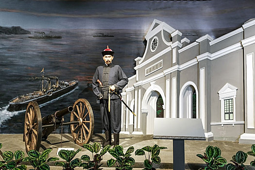 安徽名人馆大厅雕像图片