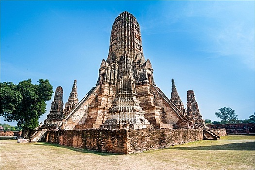 寺院,大城府,省,泰国
