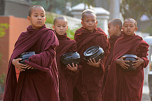 亚洲,缅甸,僧侣