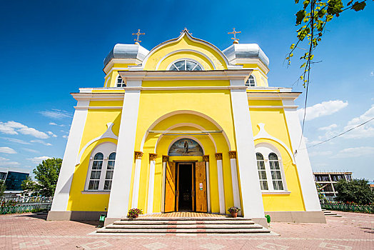 俄国东正教堂,中心,摩尔多瓦,欧洲