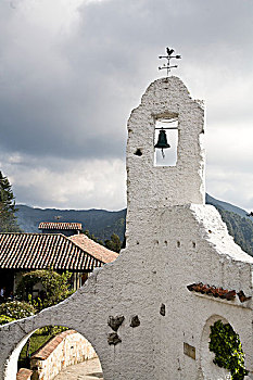 教堂钟,塔,波哥大,哥伦比亚