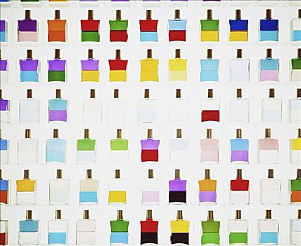 瓶子,色彩,液体