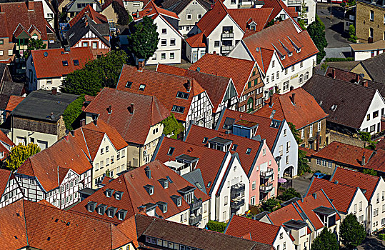 历史,半木结构房屋,东方,北莱茵威斯特伐利亚,德国