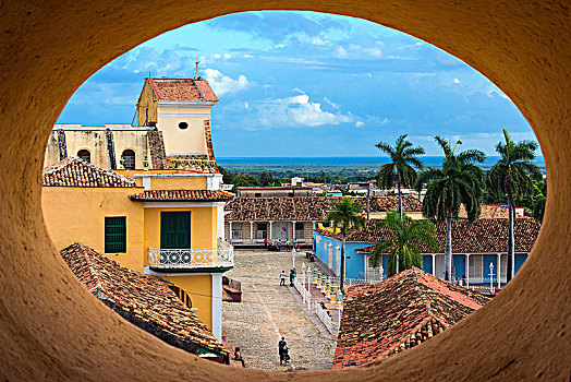 古巴,特立尼达,世界遗产,风景,圣三一教堂