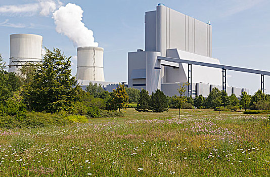 发电站,勃兰登堡,德国,欧洲