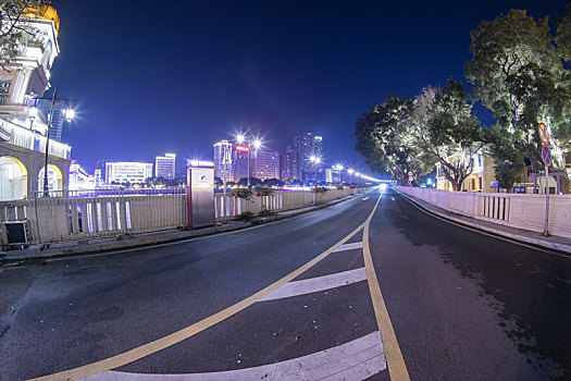 汽车,背景,建筑,道路,夜景