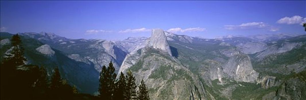 美国,加利福尼亚,优胜美地国家公园,半圆顶
